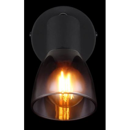 Globo - Foco de parede 1xE14/25W/230V preto