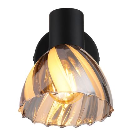 Globo - Foco de parede 1xE14/40W/230V preto