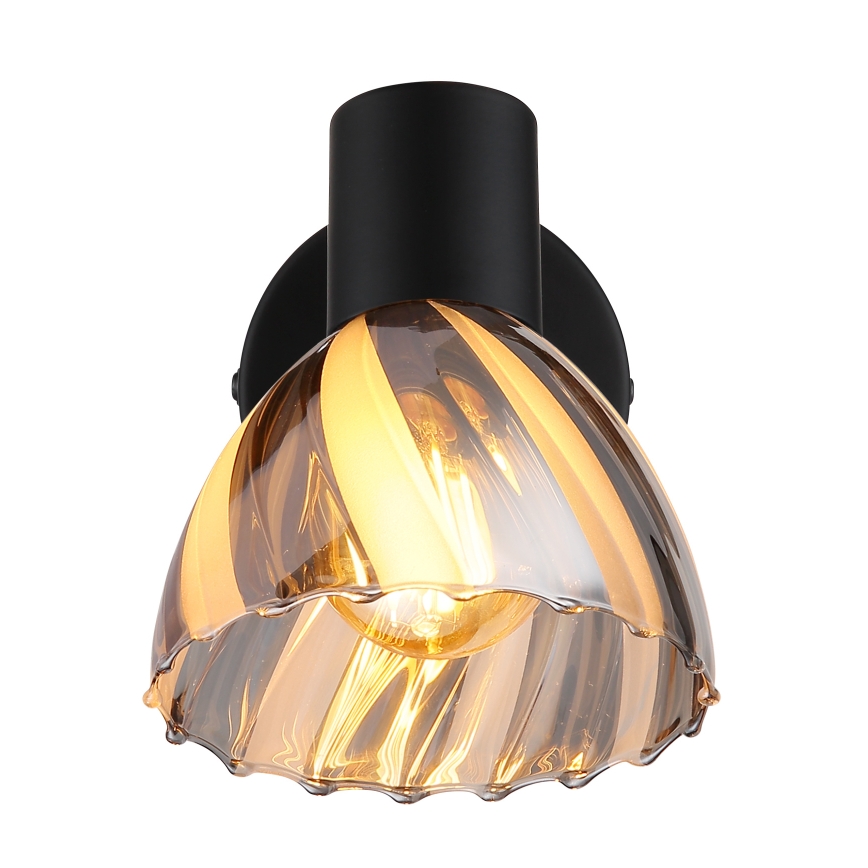 Globo - Foco de parede 1xE14/40W/230V preto