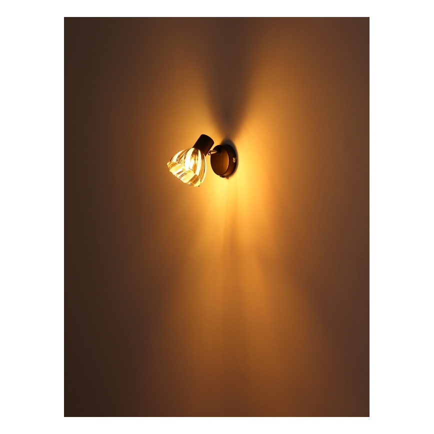 Globo - Foco de parede 1xE14/40W/230V preto