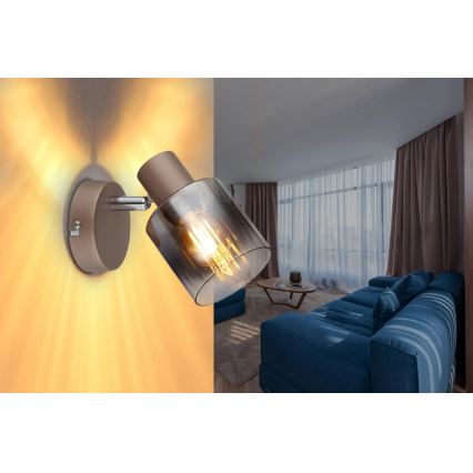 Globo - Aplique de parede tipo spot 1xE14/40W/230V