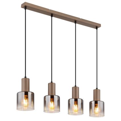 Globo - Lustre suspenso por cabo 4xE27/40W/230V