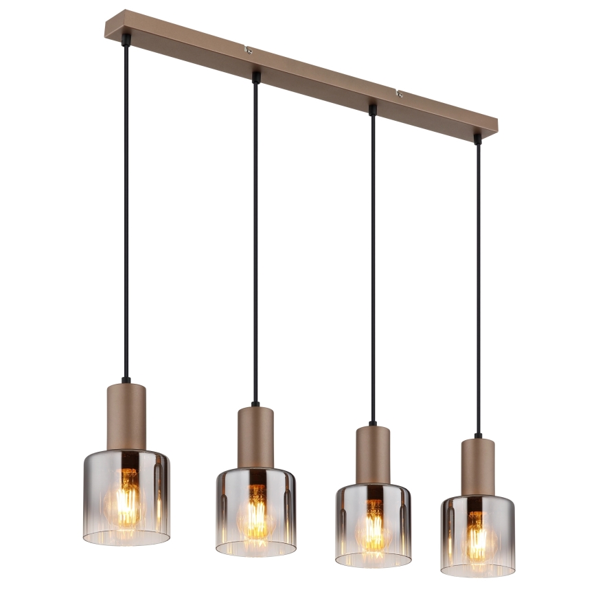Globo - Lustre suspenso por cabo 4xE27/40W/230V