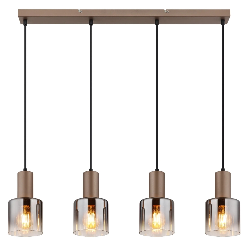 Globo - Lustre suspenso por cabo 4xE27/40W/230V
