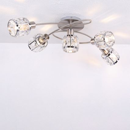 Globo - Candelabro integrado 5xE14/40W/230V