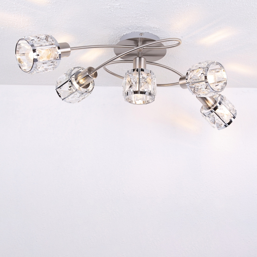 Globo - Candelabro integrado 5xE14/40W/230V