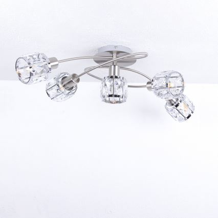Globo - Candelabro integrado 5xE14/40W/230V