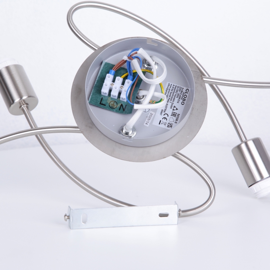 Globo - Candelabro integrado 5xE14/40W/230V