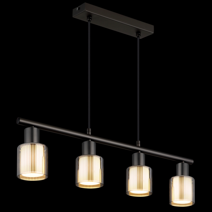 Globo - Lustre suspenso por cabo 4xE14/25W/230V