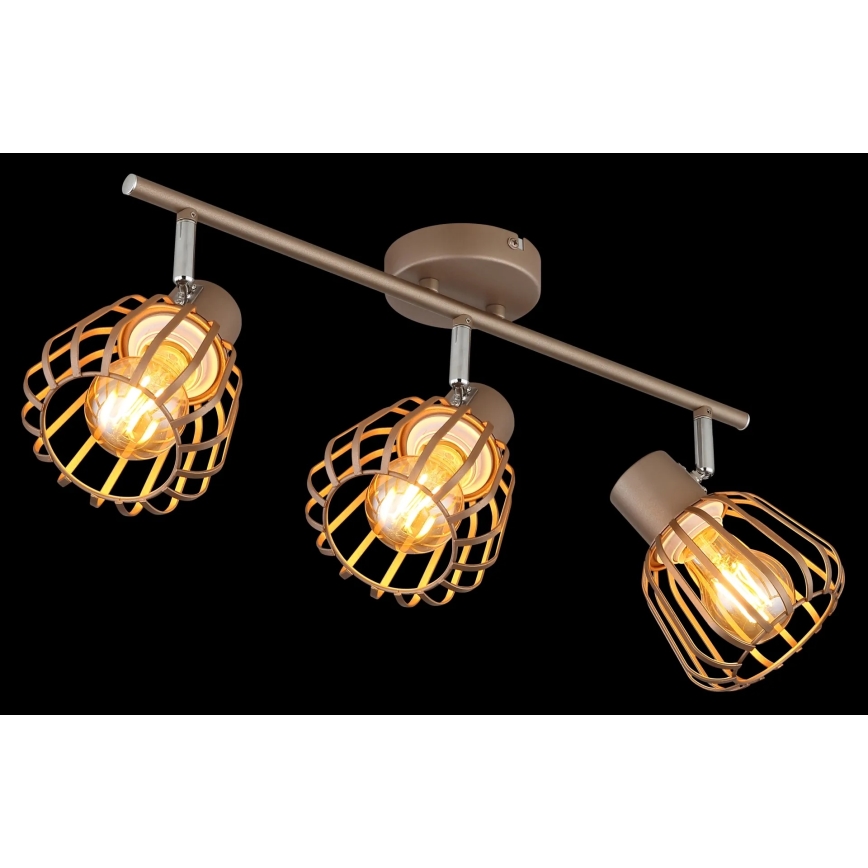 Globo - Candeeiro de tecto com 3 spots 3xE27/40W/230V