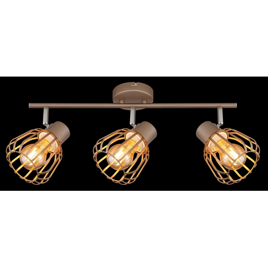 Globo - Candeeiro de tecto com 3 spots 3xE27/40W/230V