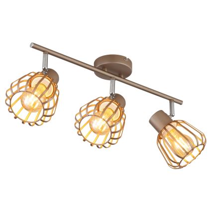 Globo - Candeeiro de tecto com 3 spots 3xE27/40W/230V