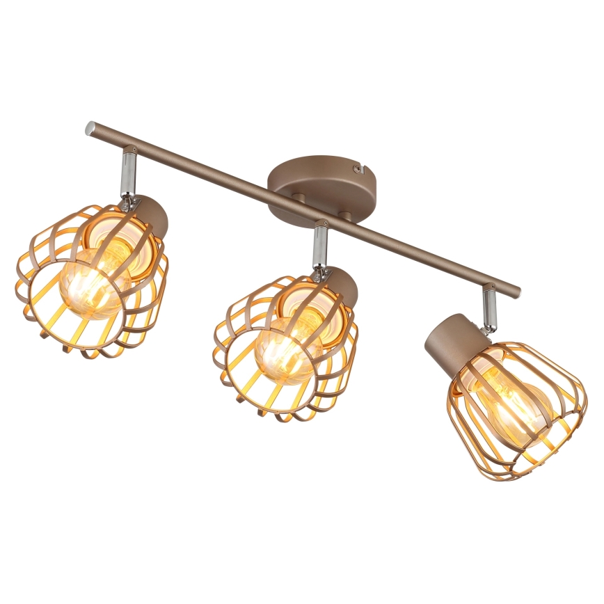 Globo - Candeeiro de tecto com 3 spots 3xE27/40W/230V