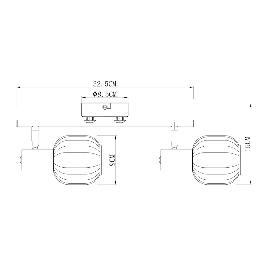 Globo - Foco 2xE14/40W/230V