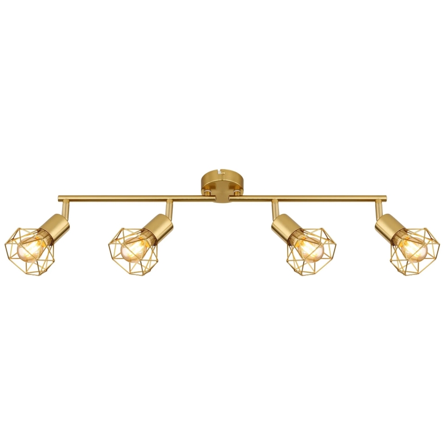 Globo - Foco 4xE14/40W/230V dourado