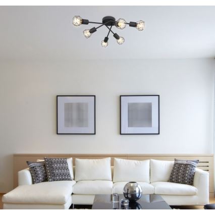 Globo - Candelabro integrado 6xE14/40W/230V