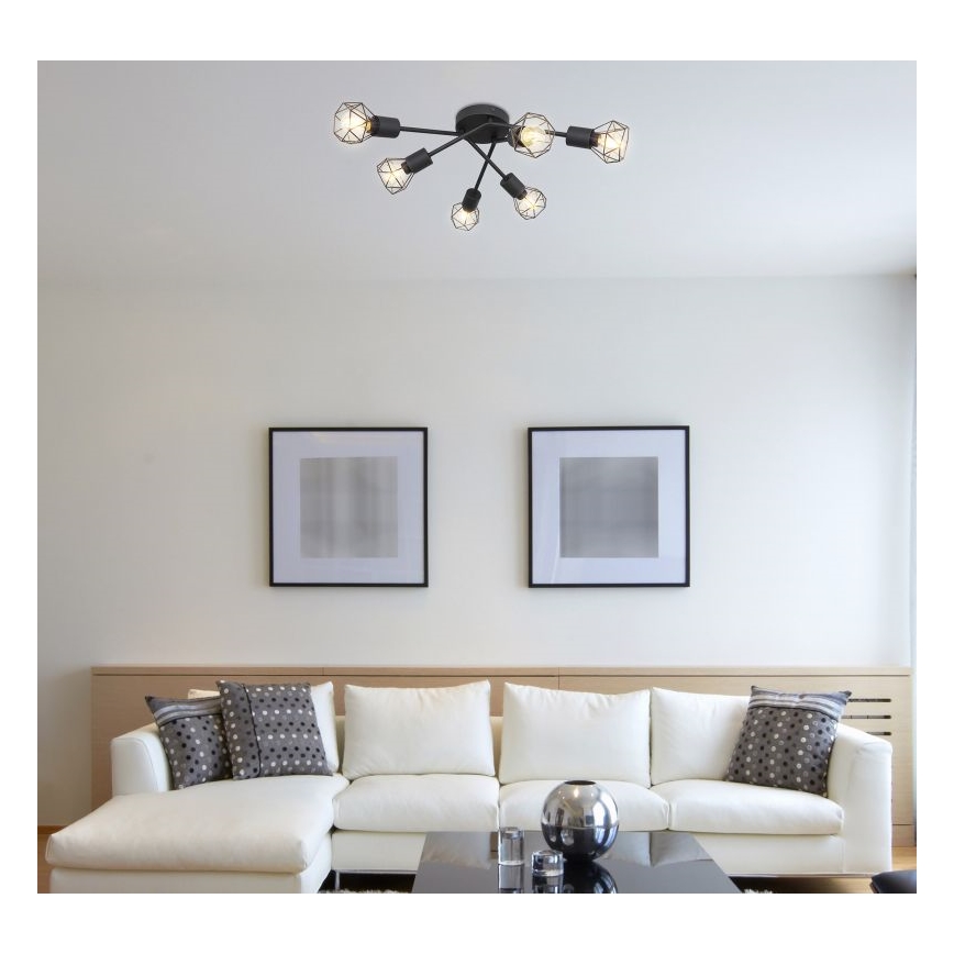 Globo - Candelabro integrado 6xE14/40W/230V