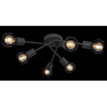 Globo - Candelabro integrado 6xE14/40W/230V