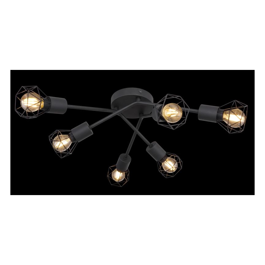 Globo - Candelabro integrado 6xE14/40W/230V
