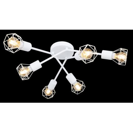 Globo - Candelabro integrado 6xE14/40W/230V