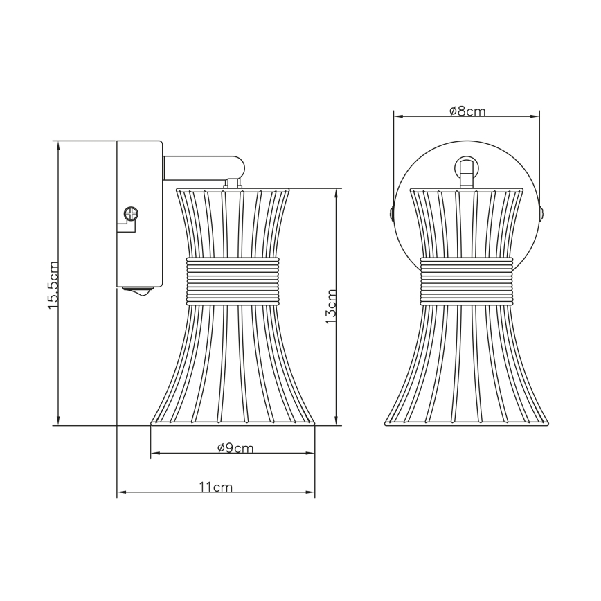 Globo - Foco de parede 1xE14/40W/230V