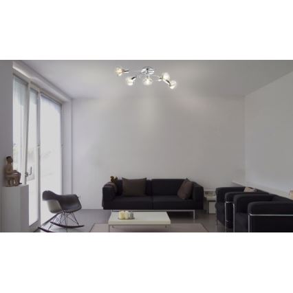 Globo - Candelabro integrado 5xE14/40W/230V