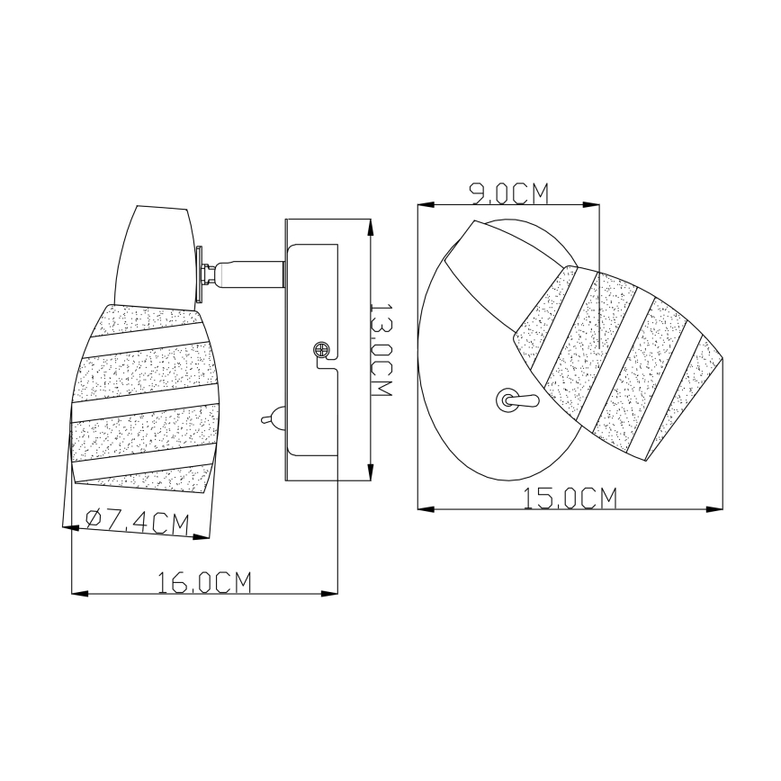 Globo - Foco 1xE14/40W/230V