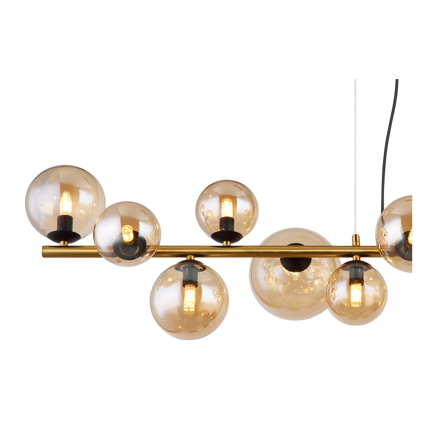 Globo - Lustre LED suspenso por cabo 13xG9/3,5W/230V latão