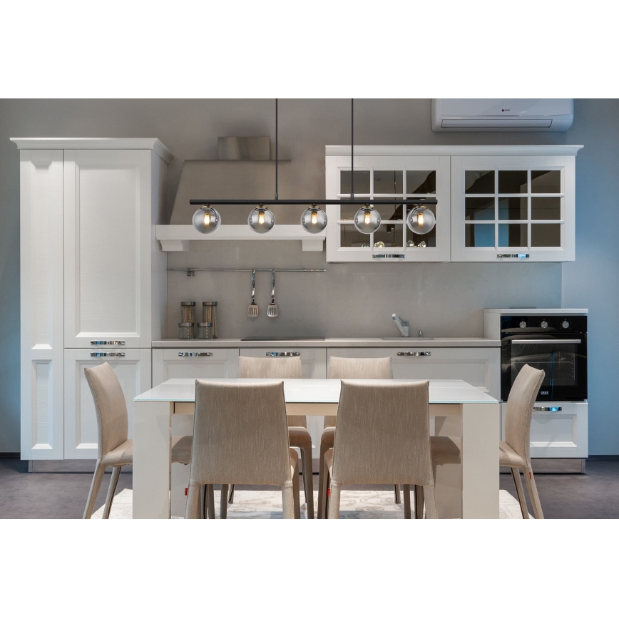 Globo - Candelabro suspenso 5xG9/28W/230V