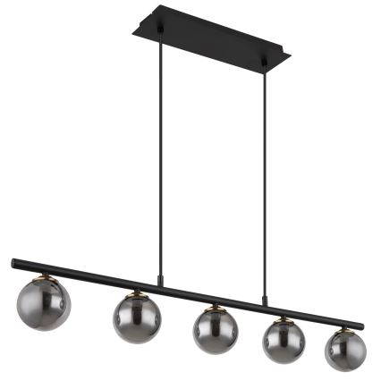 Globo - Candelabro suspenso 5xG9/28W/230V