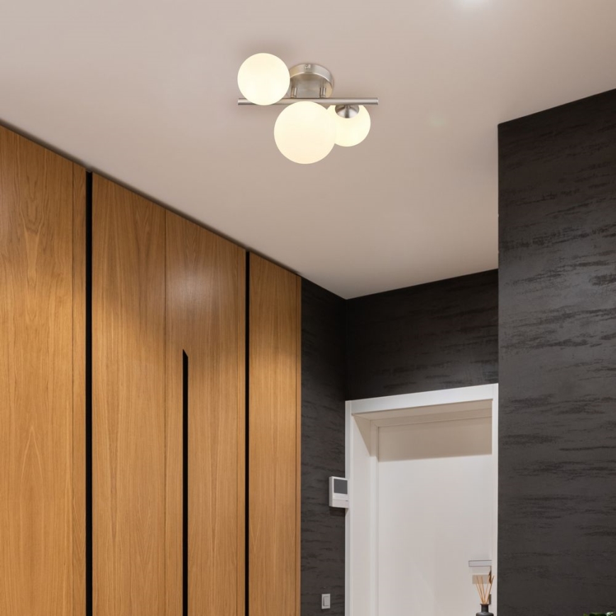 Globo - Candeeiro  integrado LED RIHA 3xG9/3,5W/230V cromado mate