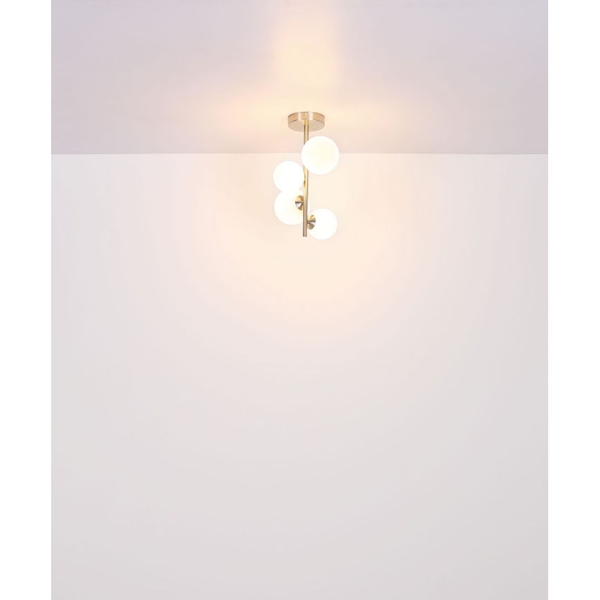 Globo - Candeeiro suspenso LED 4xG9/3W/230V cromado mate