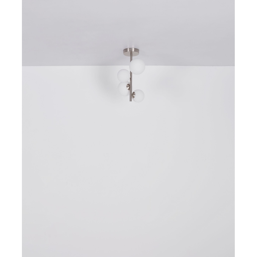 Globo - Candeeiro suspenso LED 4xG9/3W/230V cromado mate