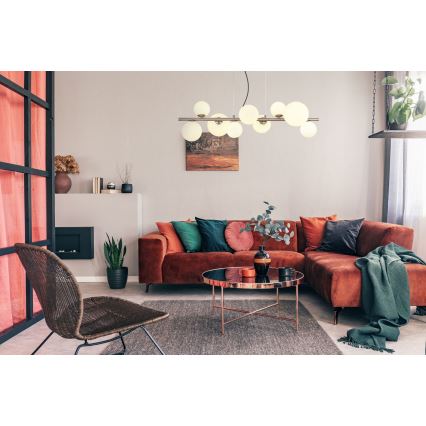 Globo - Candeeiro suspenso LED 9xG9/3W/230V cromado mate