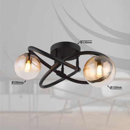 Globo - Lustre LED de tecto de montagem aparente 2xG9/3,5W/230V 3000K