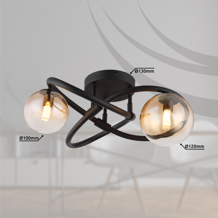 Globo - Lustre LED de tecto de montagem aparente 2xG9/3,5W/230V 3000K
