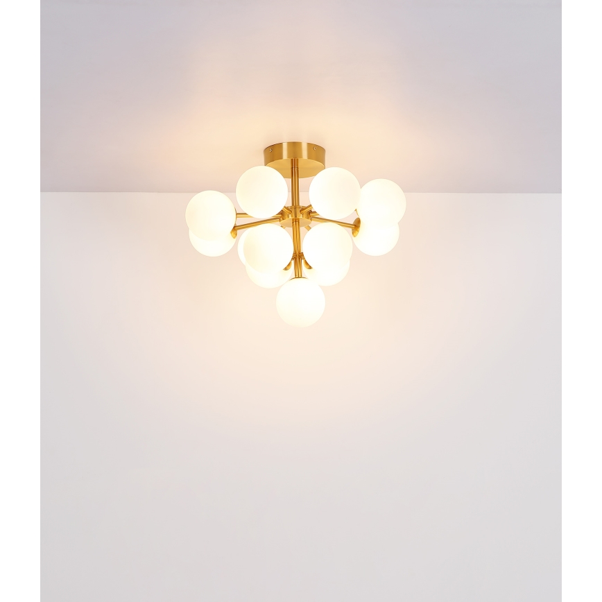 Globo - Candeeiro integrado 13xG9/5W/230V diâmetro 56 cm preto