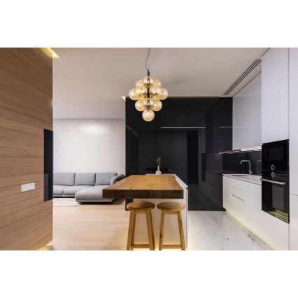 Globo - Lustre suspenso com cabo 13xG9/4W/230V