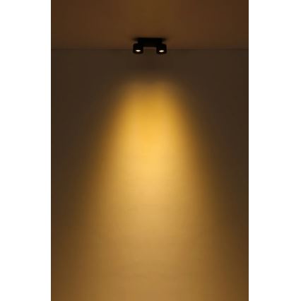 Globo - Foco LED 2xLED/6W/230V preto