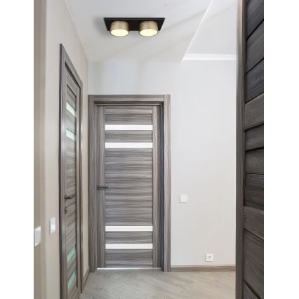 Globo - Candeeiro de tecto LED/24W/230V 3000K 46x20 cm latão