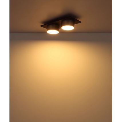 Globo - Candeeiro de tecto LED/24W/230V 3000K 46x20 cm latão