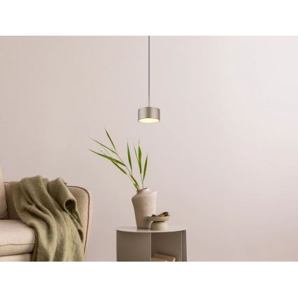 Globo - Lustre LED suspenso por cabo LED/12W/230V 3000K Ø 15 cm latão