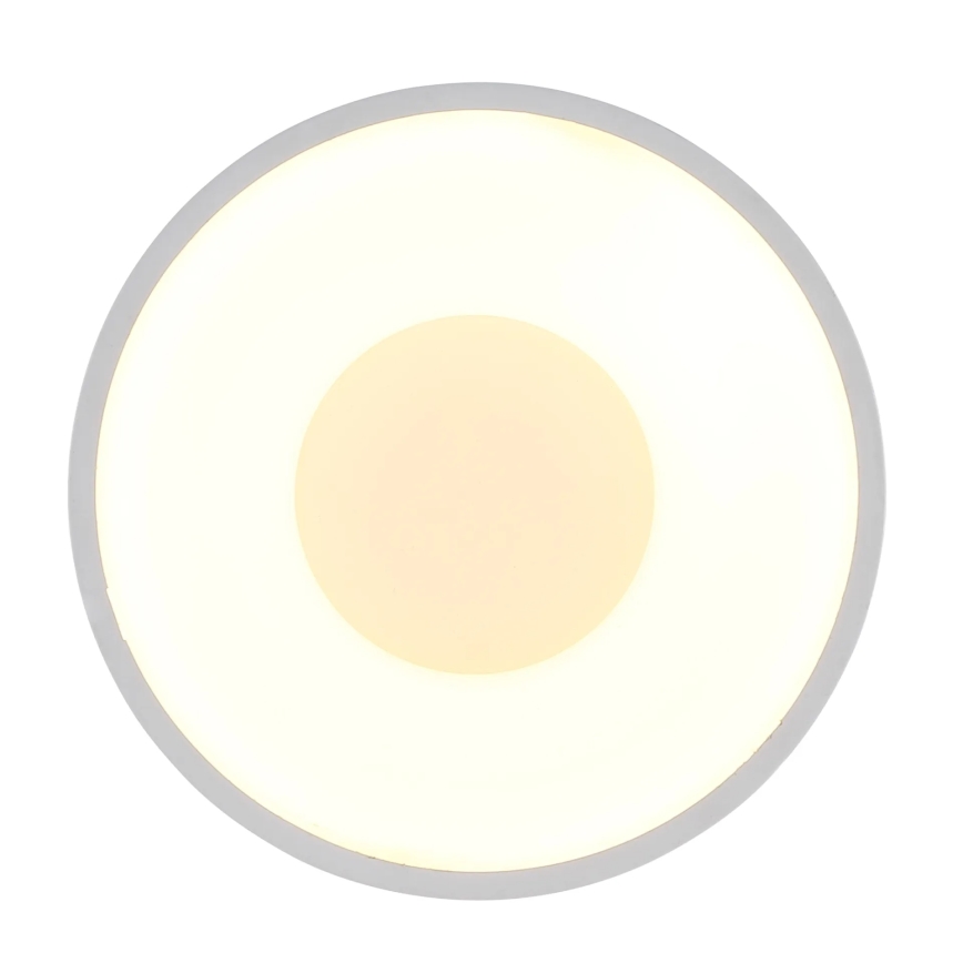 Globo - Candeeiro de tecto LED/12W/230V 3000K, diâmetro 15 cm, branco