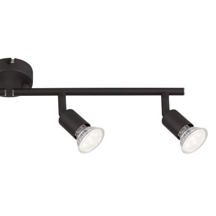 Globo - Foco LED 4xGU10/3W/230V preto