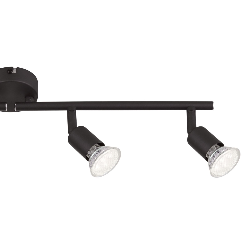 Globo - Foco LED 4xGU10/3W/230V preto