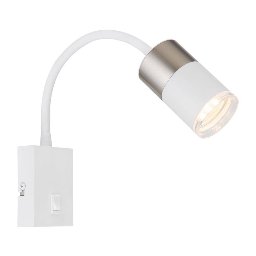 Globo - Foco de parede 1xGU10/25W/230V branco/cromado mate