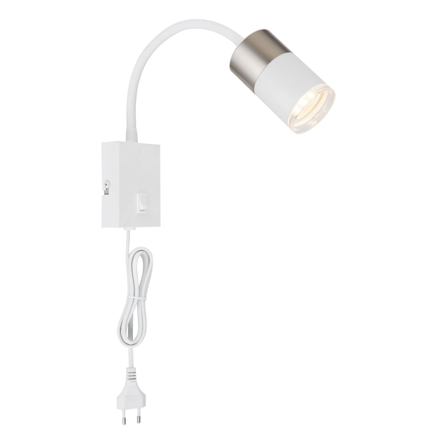 Globo - Foco de parede 1xGU10/25W/230V branco/cromado mate