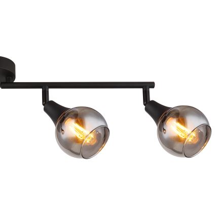 Globo - Foco 4xE14/40W/230V preto