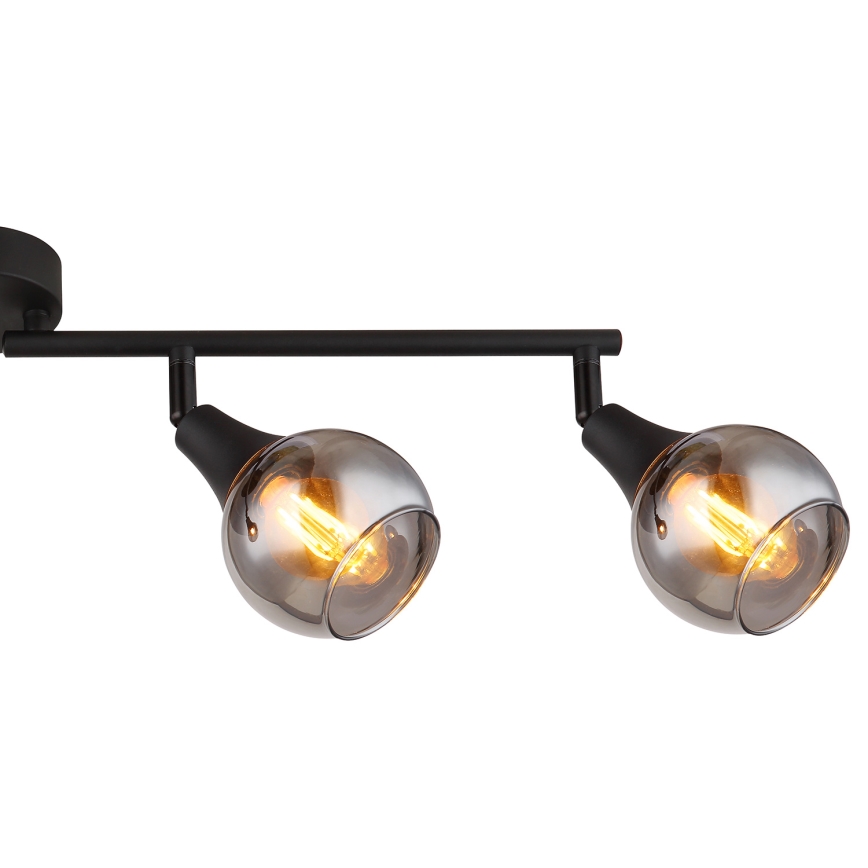 Globo - Foco 4xE14/40W/230V preto