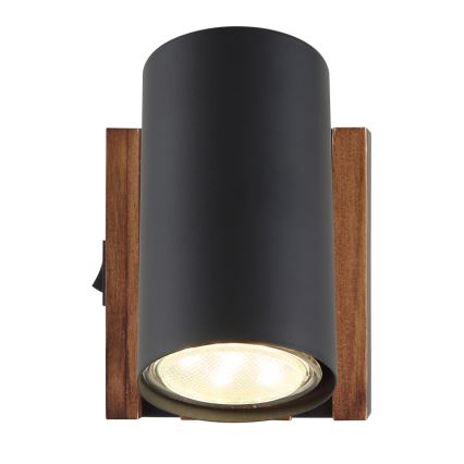 Globo - Foco de parede 1xGU10/25W/230V preto